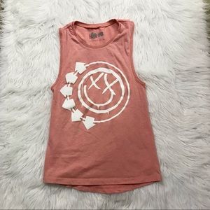 Blink-182 pink tank top